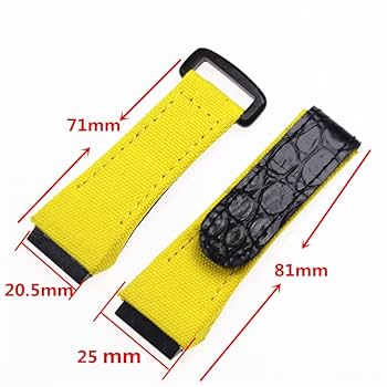 Amazon.co.jp: リシャールミルRM50RM53用25mmベルクロレザー